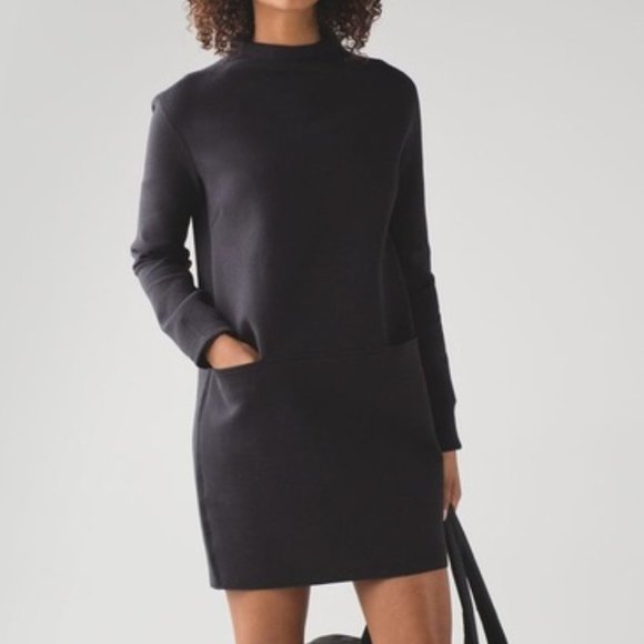 Lululemon City Bound 2 Pockets Sweater Dress Size 4 - Picture 2 of 16